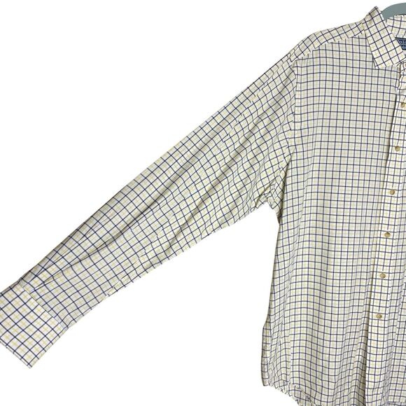 Polo Ralph Lauren Shirt Mens XL Tattersall Button Up Plaid Long Sleeve Preppy - Picture 9 of 11